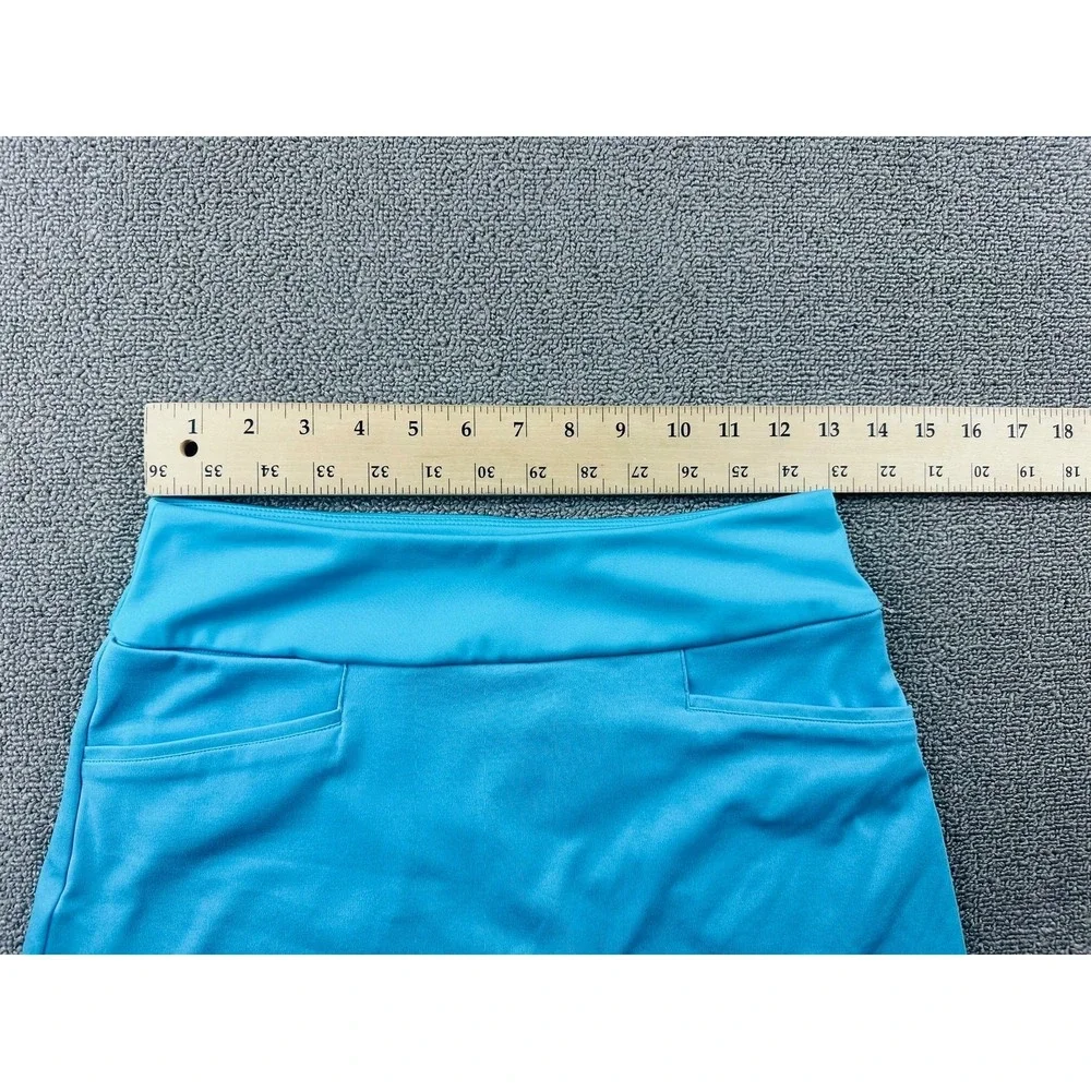 Adidas Skort Women XS Blue Athletic‎ Pockets Stretch Pull On Tennis Activewear